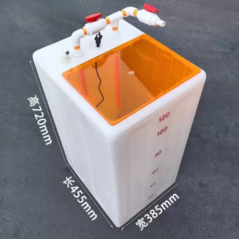Marine Aquarium Water Change - Acrylafdekking Verdikte zoutmengemmer Mariene aquariumwateropslagtank voor