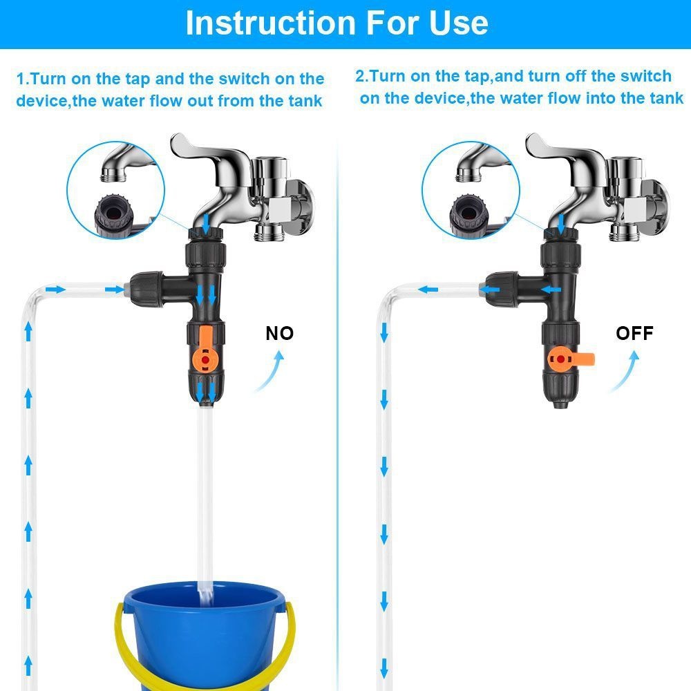 Marine Aquarium Water Change - Aquarium Waterwisselaar Accessoire Aquarium Vissenkombenodigdheden Reinigingsgereedschap