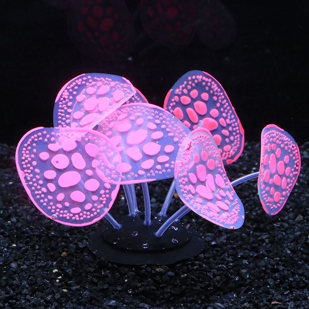 Aquarium Marine Rock - Siliconen lichtgevende planten Kunstmatige gloeiende simulatie