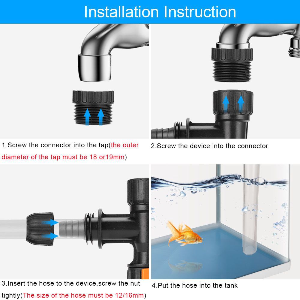 Emmervrije aquariumwaterwissel - Marine Aquarium Water Change recensie en prijs