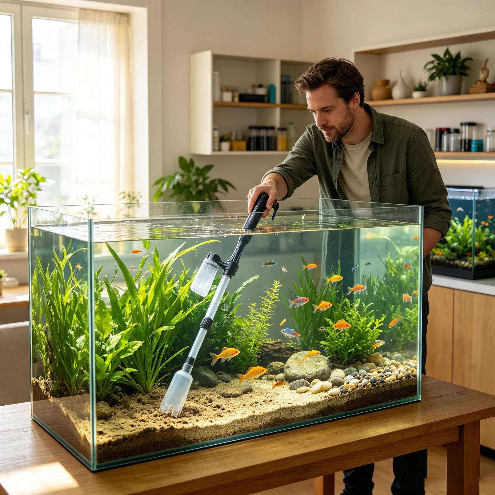 3-in-1 Aquariumstofzuiger, Gri - Marine Aquarium Water Change recensie en prijs