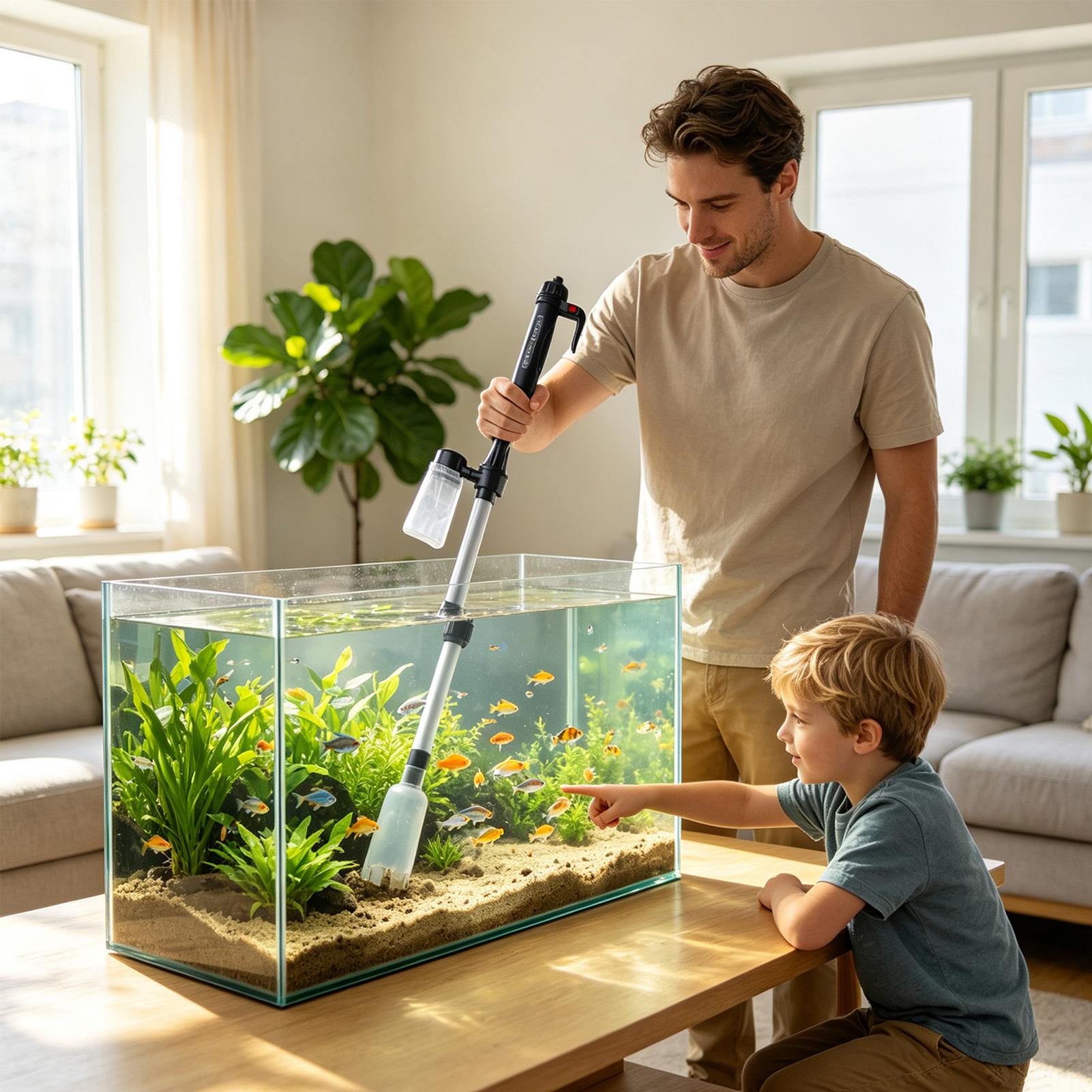 3-in-1 Aquariumstofzuiger, Gri - Marine Aquarium Water Change recensie en prijs