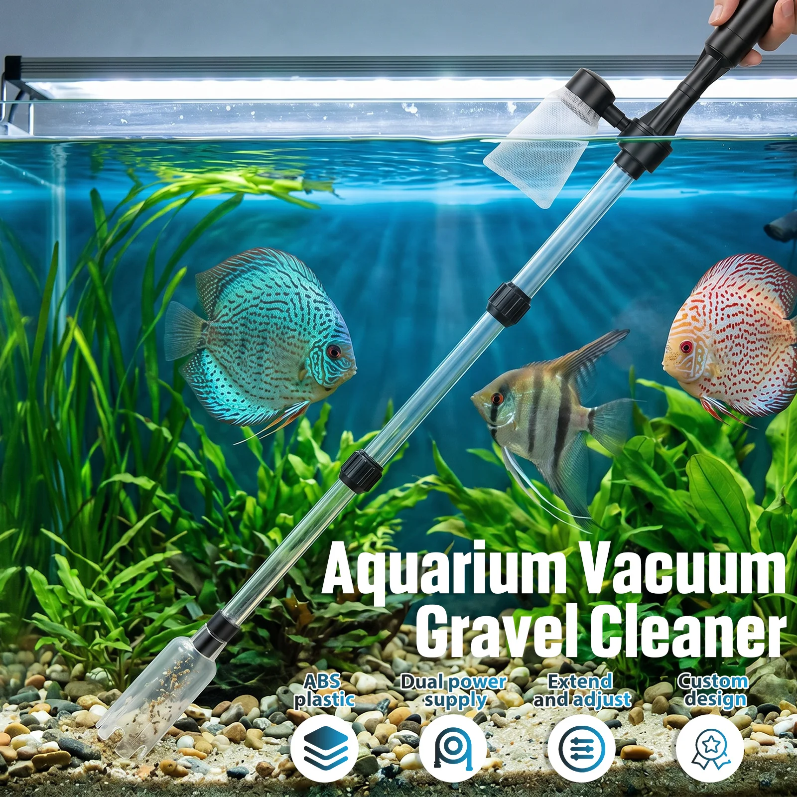 Aquariumstofzuiger grindreinig - Marine Aquarium Water Change recensie en prijs
