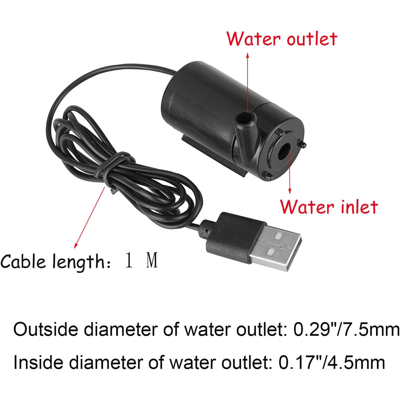 DC 3-5V USB Micro Dompelpompen - Marine Aquarium Dc Pump recensie en prijs