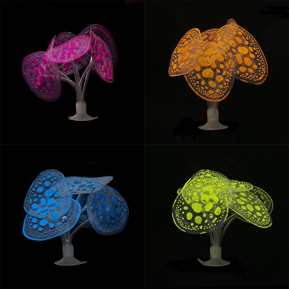Siliconen lichtgevende planten - Aquarium Marine Rock recensie en prijs